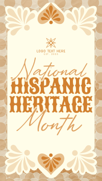 Talavera Hispanic Heritage Month YouTube Short Design