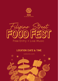 Lets Eat Street Foods Flyer Image Preview