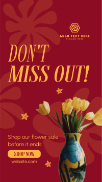Shop Flower Sale YouTube Short Design