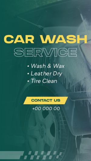 Professional Car Wash Service Instagram story Image Preview