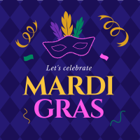 Mardi Gras Celebration Instagram post Image Preview