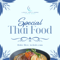 Special Thai Food Instagram Post Design