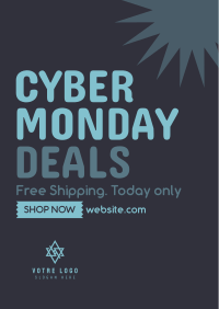 Quirky Cyber Monday Flyer Image Preview