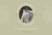 Embroidery Workshop Pinterest board cover Image Preview