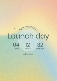 Launch Day Countdown Flyer Design