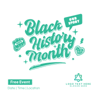 Fun Black History Month Instagram Post Design