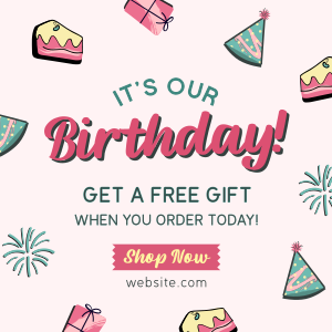 Business Birthday Promo Instagram post Image Preview