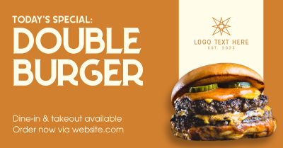 Double Patties Facebook ad Image Preview