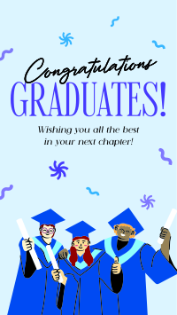 Quirky Fun Graduation Facebook Story Design