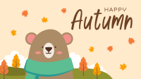 Bear in Autumn Facebook Event Cover Image Preview