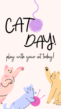 Cat Playtime YouTube Short Design