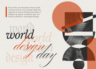 Contemporary Abstract Design Day Postcard Image Preview