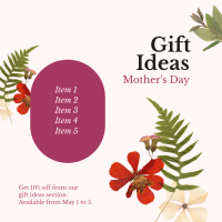 Gift for Mothers Instagram Post Design
