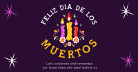 Candles for Dia De los Muertos Facebook Ad Design
