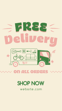 Shipping Delivery Quirky Instagram Story Design