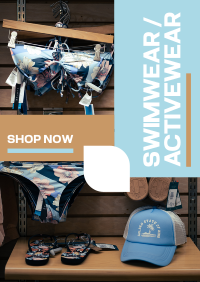 Active Swimwear Flyer Design