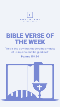 Verse of the Week Facebook Story Design