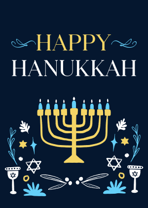 Peaceful Hanukkah Poster Image Preview