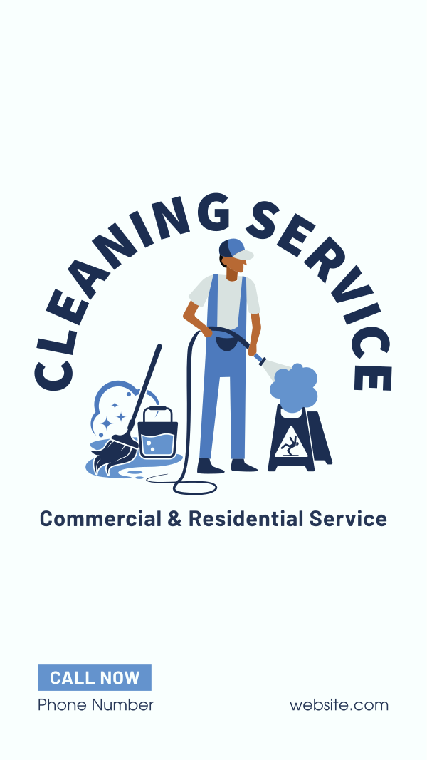 Professional Home Cleaner  Instagram Story Design Image Preview