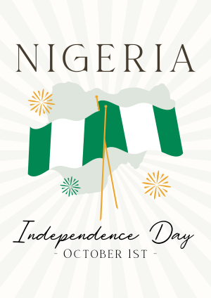 Nigeria Independence Event Flyer Image Preview