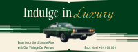 Luxury Vintage Car Facebook cover Image Preview