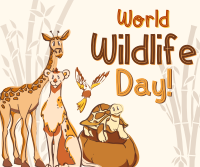 World Wildlife Conservation Facebook Post Design