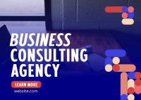 Strategy Consultant Postcard Design