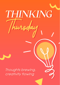Thinking Thursday Thoughts Poster Image Preview