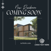 New Residence Coming Soon Instagram Post Design