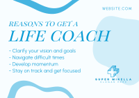 Get a Coach Postcard Design