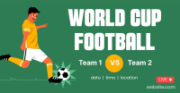 World Cup Live Facebook Ad Design