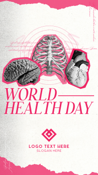 Vintage World Health Day Facebook Story Image Preview
