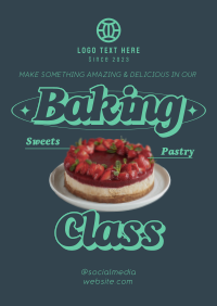 Modern Food Baking Poster Design