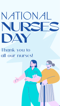 Nurses Day Appreciation TikTok video Image Preview