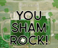 St. Patrick's Shamrock Facebook Post Design