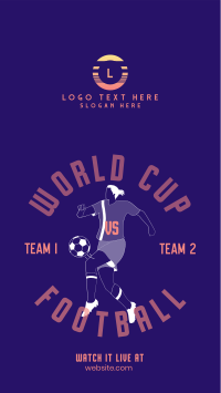 Football World Cup Tournament Instagram story Image Preview