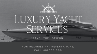 Luxury Yacht Services Facebook Event Cover Image Preview