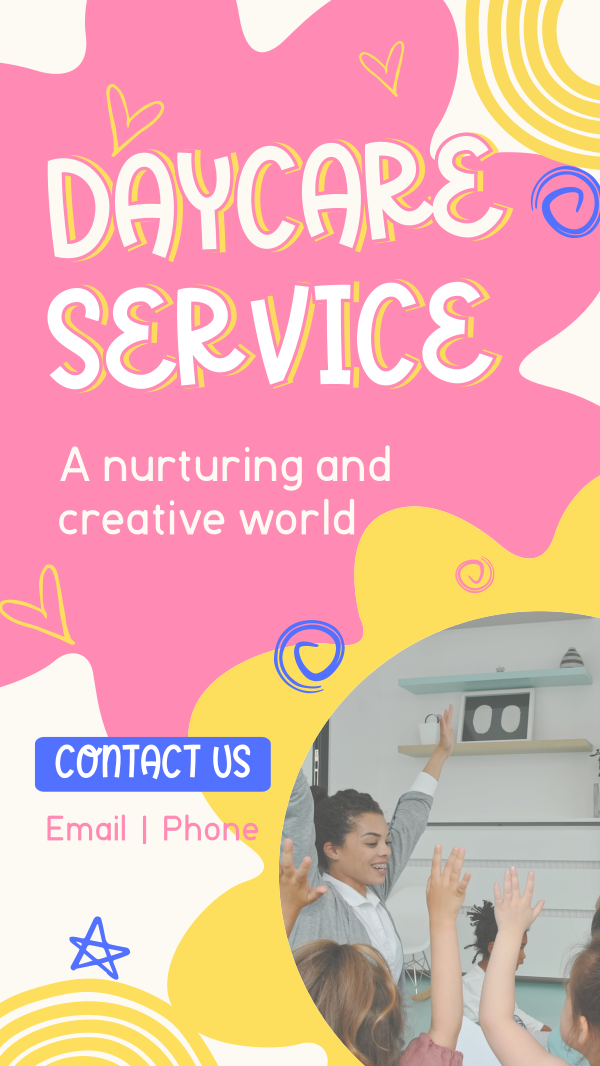 Playful Daycare Facility Instagram Story Design