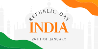 Indian Republic Twitter Post Design