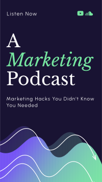 Marketing Professional Podcast Instagram reel Image Preview
