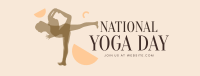 National Yoga Day Facebook Cover Design