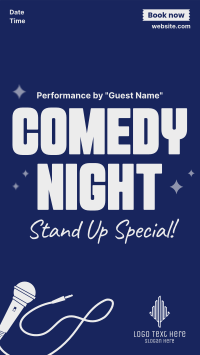 Stand Up Comedy Special Facebook story | BrandCrowd Facebook story Maker