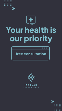 Your Health Is Our Priority Instagram story Image Preview