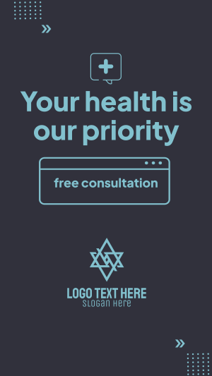 Your Health Is Our Priority Instagram story