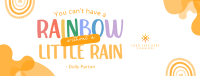 Rainbow After The Rain Facebook Cover Design