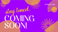 Floral Modern Coming Soon Facebook Event Cover Design
