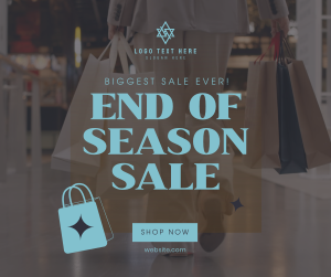 End of Season Shopping Facebook post Image Preview