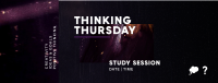 Thursday Study Session Facebook cover Image Preview