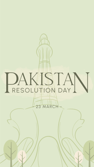 Pakistan Day Landmark Facebook story Image Preview
