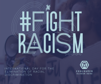 Fight Racism Now Facebook Post Design